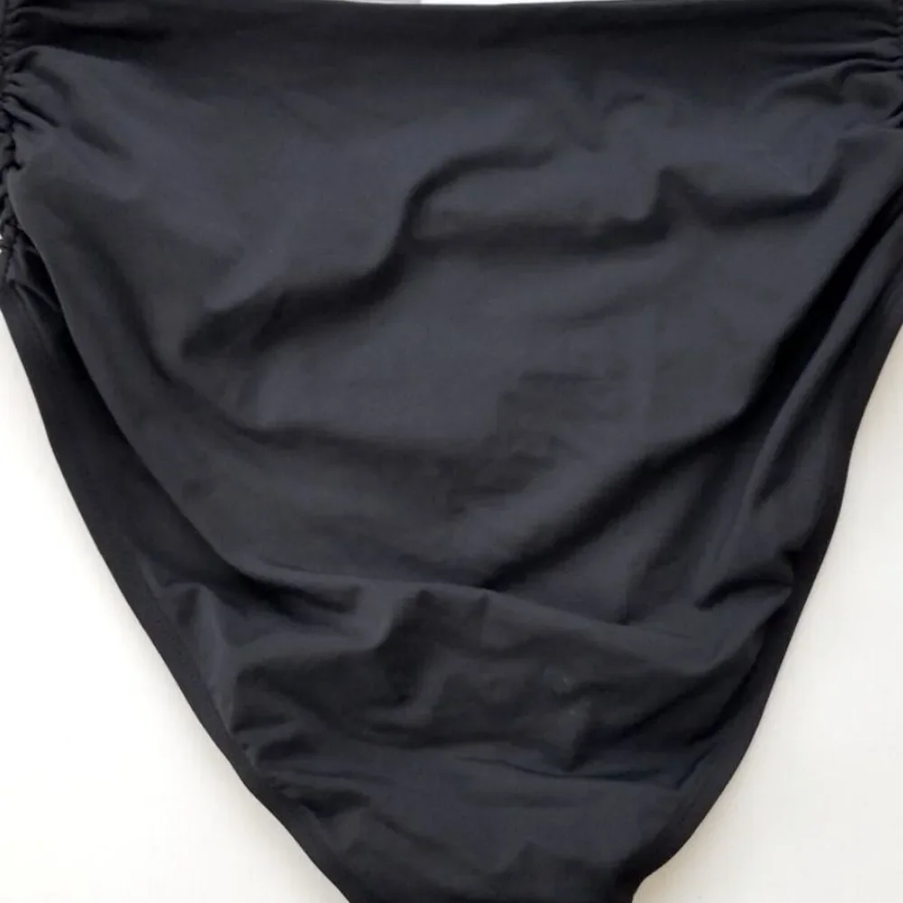 Bleu Rod Beattie Rufflicious High Waist Side Shirred Swim swimwear, swimsuit 10